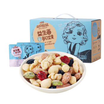 三只松鼠 益生菌 每日坚果 750g *2件