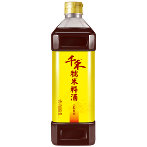 第2件0元 千禾 糯米料酒 1L*2瓶 去腥解腻增鲜提味 拍2瓶16.8元包邮