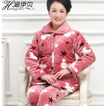 HAN.YI.BEI 涵伊贝 1059-07 女士秋冬加厚家居服