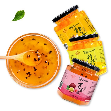 吾茶至尊 柚子茶/百香果茶/柠檬茶 500g