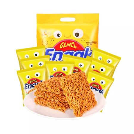 88VIP、限地区：GEMEZ Enaak 烧烤味干脆面 30g*8袋+白鹤铁板鸡蛋煎饼468g +凑单品