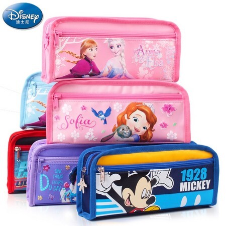 Disney 迪士尼 小学生文具盒大容量笔袋 多款可选