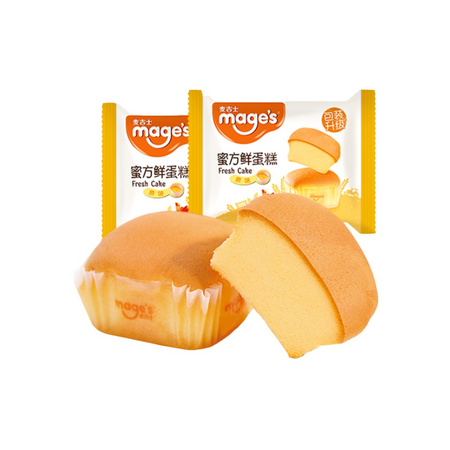 麦吉士 鲜蛋糕 营养早餐 500g *4件