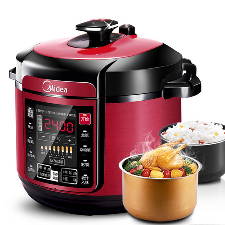 Midea 美的 MY-QC50A5 电压力锅 5L 宝石红