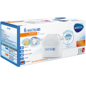 有券的上、限地区： BRITA 碧然德 MAXTRA+LE 滤水壶滤芯 去水垢专家版 6枚装 +凑单品