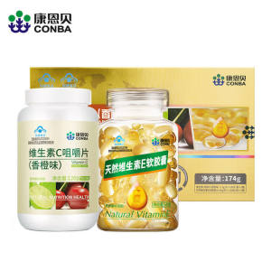 康恩贝 天然维生素E软胶囊 120粒VE+100片维C