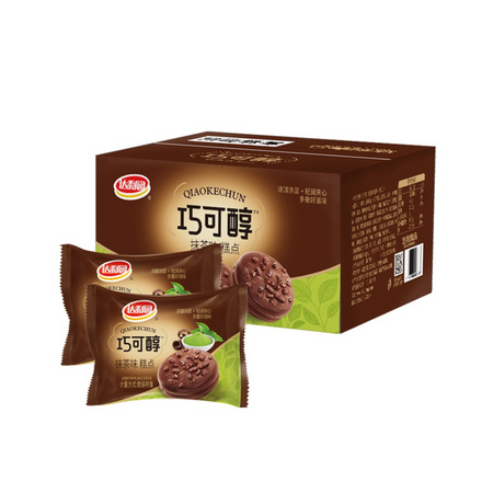 达利园 巧可醇抹茶味 20g*34枚 *2件