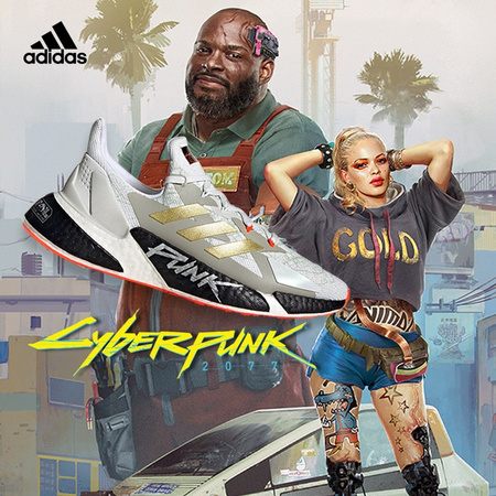 adidas 阿迪达斯 X9000L4 CYBERPUNK 2077 FY3143 中性跑步运动鞋