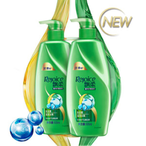 Rejoice 飘柔 滋润去屑洗发水 500ml 2瓶装 *2件