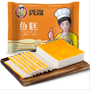 非遗文化承传 龚嫂 荆州特产手工鱼糕 418g*2件 拍2件29.6元包邮