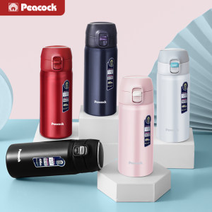 重回史低 日本孔雀 Peacock 一键弹盖保温杯 400ml
