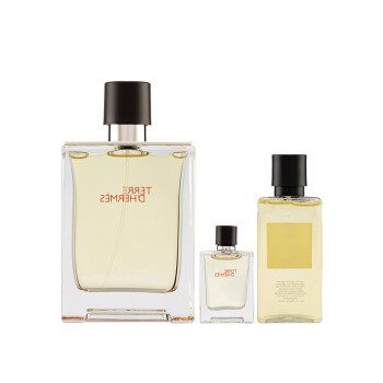 HERMÈS 爱马仕 大地男士香水套装(淡香水100ml+5ml+香氛沐浴露80ml)