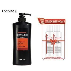 京东PLUS会员： LYNX 凌仕 男士醒体沐浴露 600ml*4（赠 卫宝沐浴露 100g*2*2）