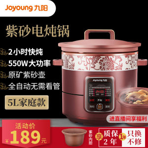 九阳 紫砂陶瓷电炖锅 5L