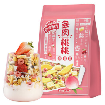 SEAMILD 西麦 西澳阳光 多肉桃桃燕麦脆 350g *4件