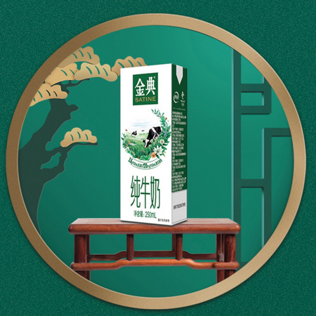 yili 伊利 金典纯牛奶 250ml*12盒