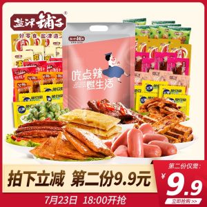盐津铺子 零食大礼包 65包/2斤