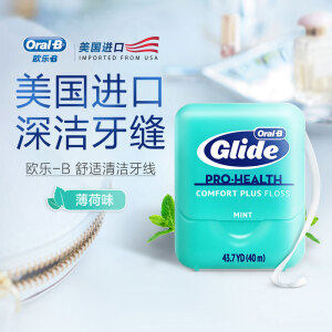 京东PLUS会员：Oral-B 欧乐-B 舒适深洁牙线 40m *10件