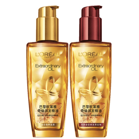 L'OREAL PARIS 巴黎欧莱雅 奇焕润发精油 100ml*2瓶（赠 奇焕精油 30ml） 119元包邮 (需用券