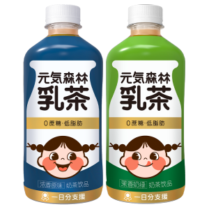 元気森林 无蔗糖低脂乳茶 450ml*12瓶 124.9元包邮