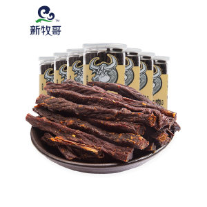 新牧哥 9成超干 内蒙手撕牛肉干 30g*7罐 54.8元包邮