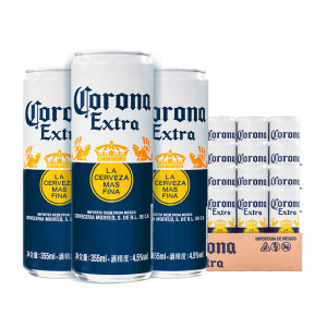墨西哥进口 科罗娜 特级啤酒 355ml*24听 158元包邮