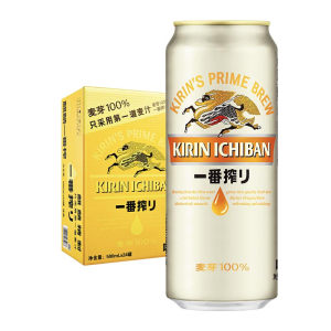 日本 麒麟 一番榨啤酒 500ml*24罐 高浓度第一道麦芽汁