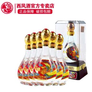 西凤酒 传世名酿 品窖 52度浓香型白酒 500ml*6瓶