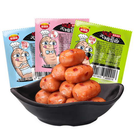 奥锦奇 即食香辣脆骨迷你拇指肠 500g *2件