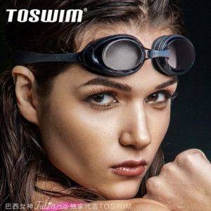巴西国际超模代言 拓胜 高清防雾游泳镜 带度数款同价
