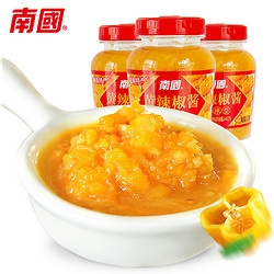 南国 黄灯笼辣椒酱 135g*3瓶