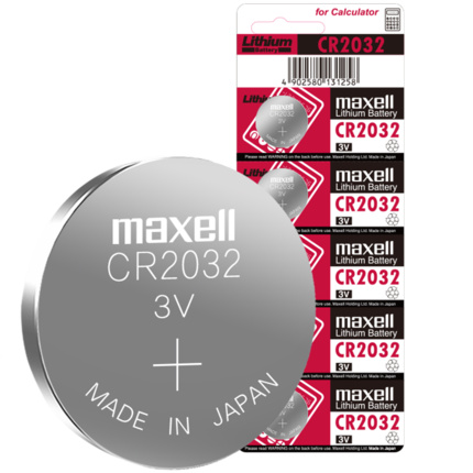 Maxell 麦克赛尔 CR2032 通用钮扣电池 5粒装