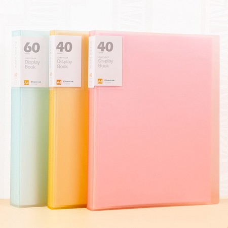chany 创易 糖果色插页文件夹 A4/20页