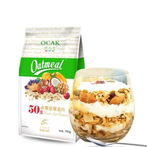 欧扎克 50%水果坚果即食脆麦片 750g