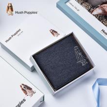 白菜！Hush Puppies 暇步士 男士牛仔帆布钱包 