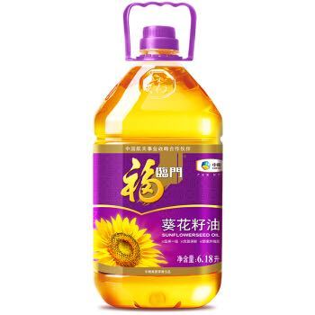 福临门 压榨一级充氮保鲜葵花籽油 6.18L
