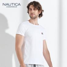 Nautica 诺帝卡 40S精梳棉男士弹力短袖T恤 4色