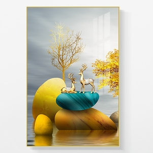 伊龙 客厅装饰挂画 30*40cm