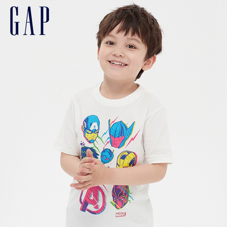 百亿补贴：Gap 盖璞 男童漫威联名儿童上衣
