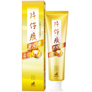 PZH 片仔癀 牙火清牙膏 菁萃药香 195g（赠：护龈牙刷*1） *2件