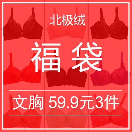 Bejirog 北极绒 文胸福袋 3个装