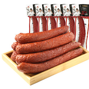 阿雷食品 正宗哈尔滨蒜香红肠 900g/6支 肉含量≥90%