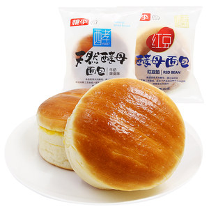 小编早餐推荐 桃李 酵母面包600g 大约8个 24.8元包邮