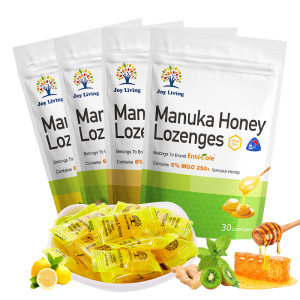 新西兰进口 JoyLiving 麦卢卡蜂蜜润喉糖 Mgo250+