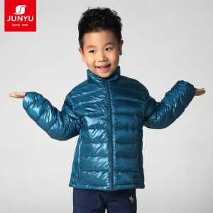 反季清仓 土拨鼠代工厂 君羽 800蓬90%鹅绒 儿童超轻连帽羽绒服 169元包邮