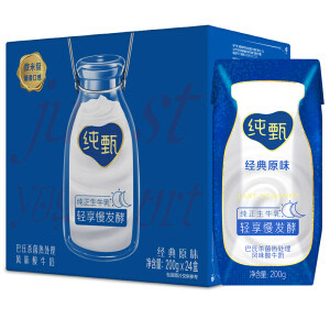 蒙牛 纯甄 常温酸牛奶 200g*24盒 *2件