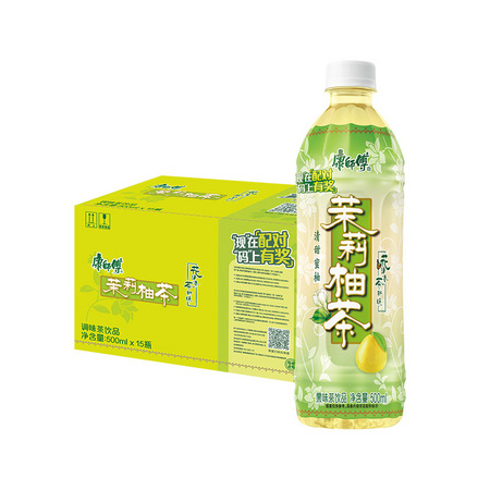 88VIP：康师傅 茉莉柚茶 500mL*15瓶 *2件