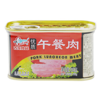 古龙食品 午餐肉罐头 198g *18件