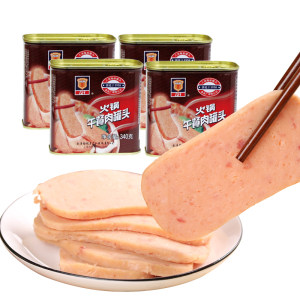 上海梅林 火锅午餐肉罐头 340g*4罐