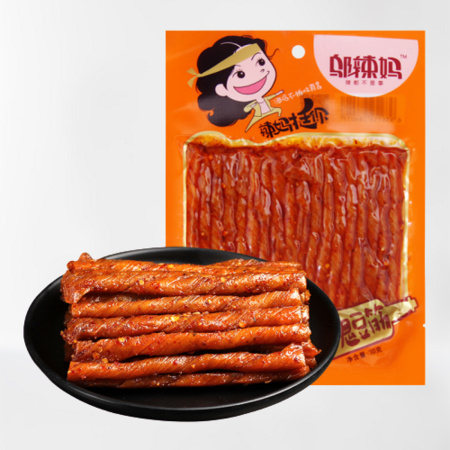邬辣妈 豆干辣条酒鬼豆筋 70g*10袋